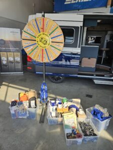 Tolle Preise beim Frühlingsfest am Glücksrad