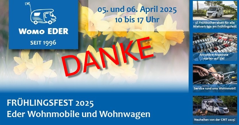 DANKE für Ihren Besuch – Frühlingsfest 2025