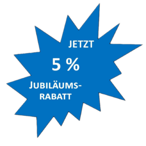 Jubiläumsrabatt